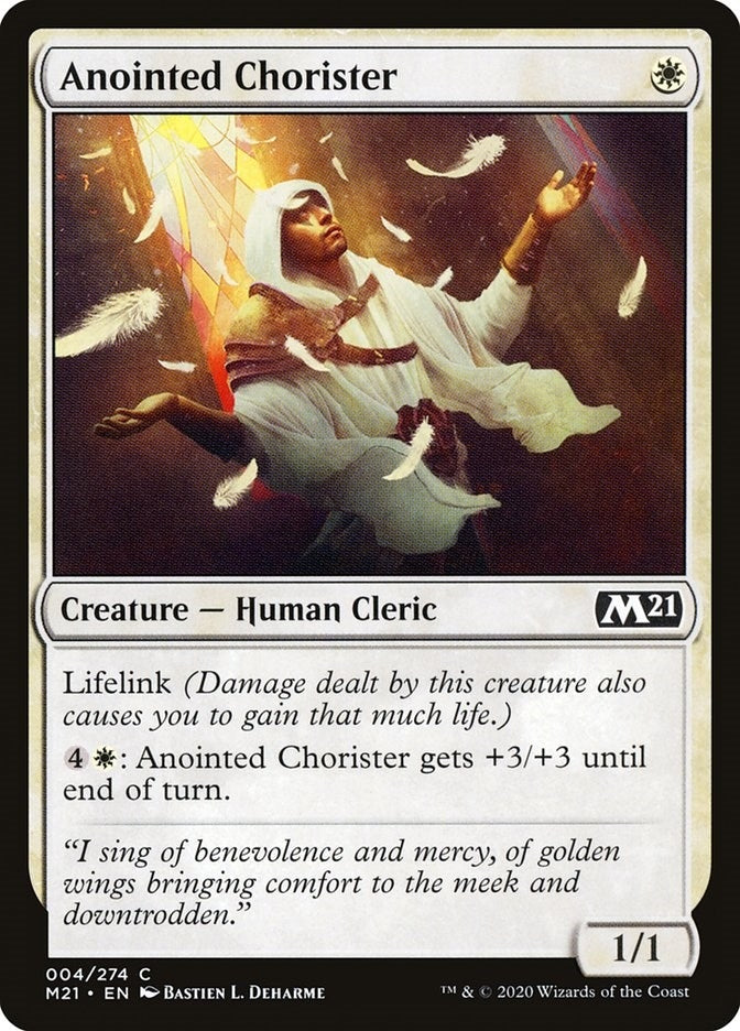 Image for Anointed Chorister (4) [Core Set 2021]