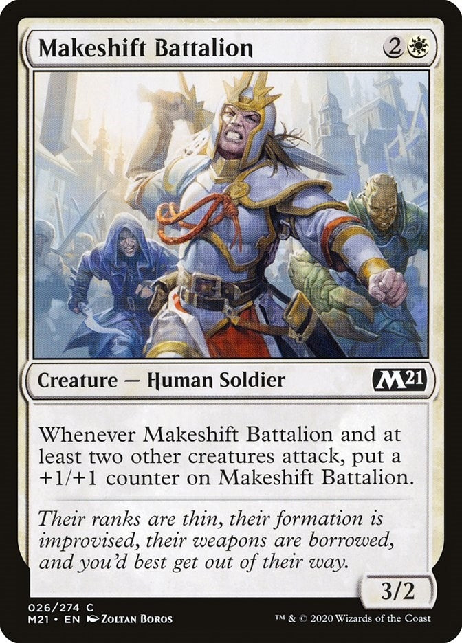 Image for Makeshift Battalion (26) [Core Set 2021]