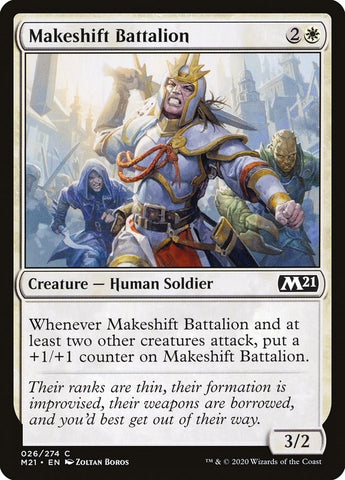 Image for Makeshift Battalion (26) [Core Set 2021]