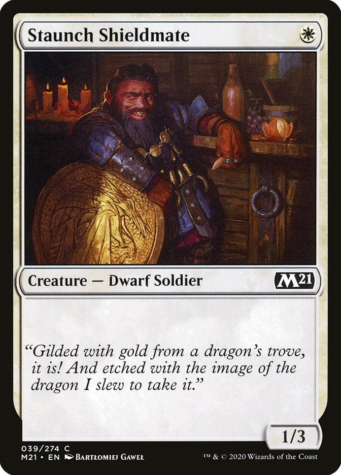 Image for Staunch Shieldmate (39) [Core Set 2021]