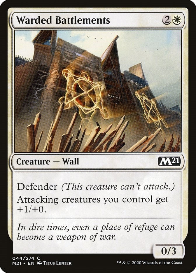 Image for Warded Battlements (44) [Core Set 2021]