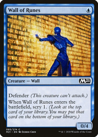 Image for Wall of Runes (85) [Core Set 2021]