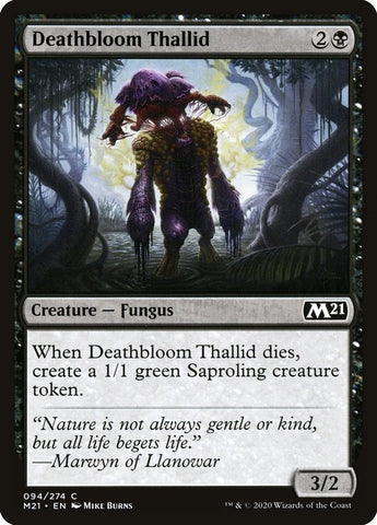 Image for Deathbloom Thallid (94) [Core Set 2021]