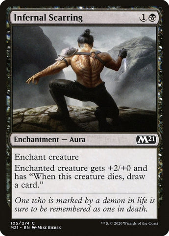 Image for Infernal Scarring (105) [Core Set 2021]