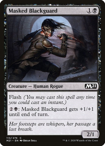 Image for Masked Blackguard (113) [Core Set 2021]
