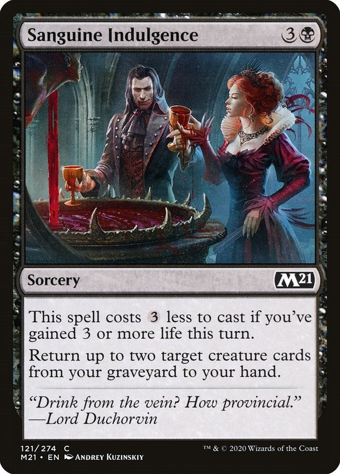 Image for Sanguine Indulgence (121) [Core Set 2021]
