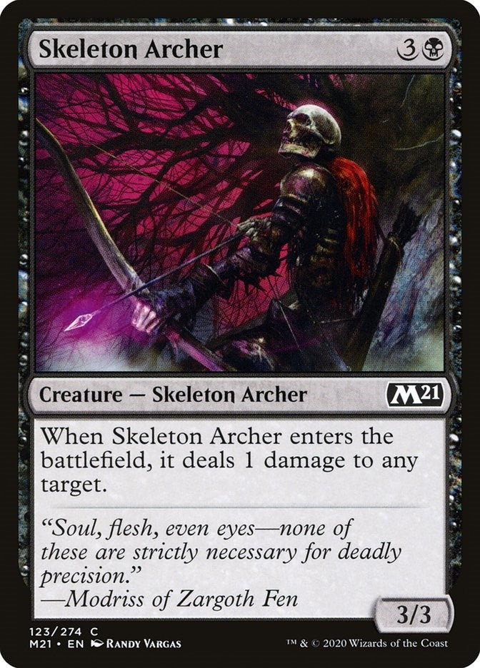 Image for Skeleton Archer (123) [Core Set 2021]