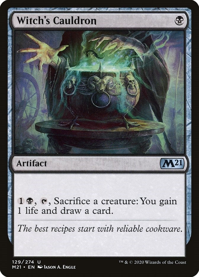 Image for Witch's Cauldron (129) [Core Set 2021]