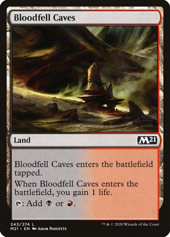 Image for Bloodfell Caves (243) [Core Set 2021]