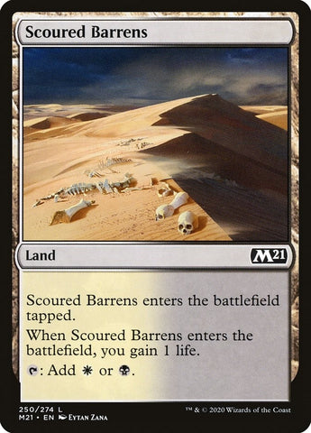 Image for Scoured Barrens (250) [Core Set 2021]