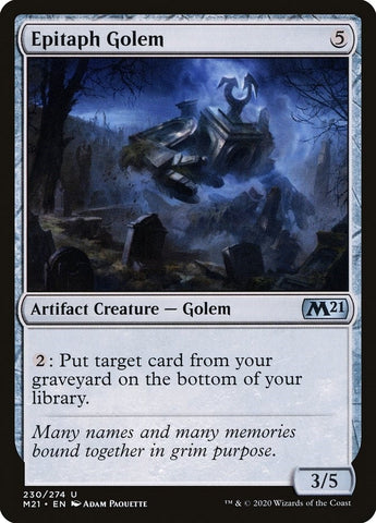 Image for Epitaph Golem (230) [Core Set 2021]