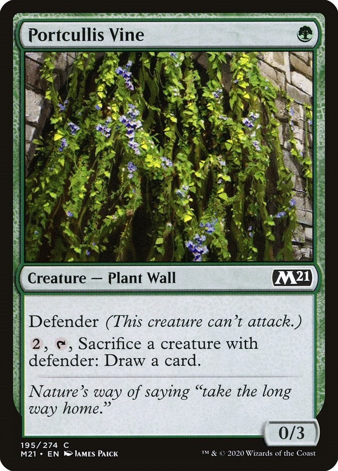 Image for Portcullis Vine (195) [Core Set 2021]