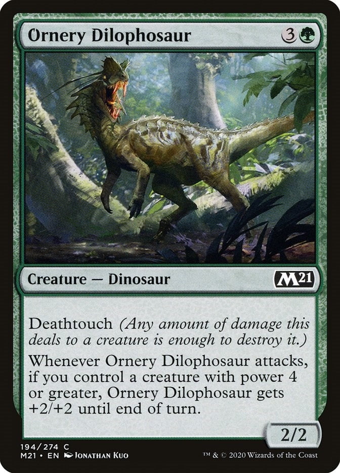 Image for Ornery Dilophosaur (194) [Core Set 2021]
