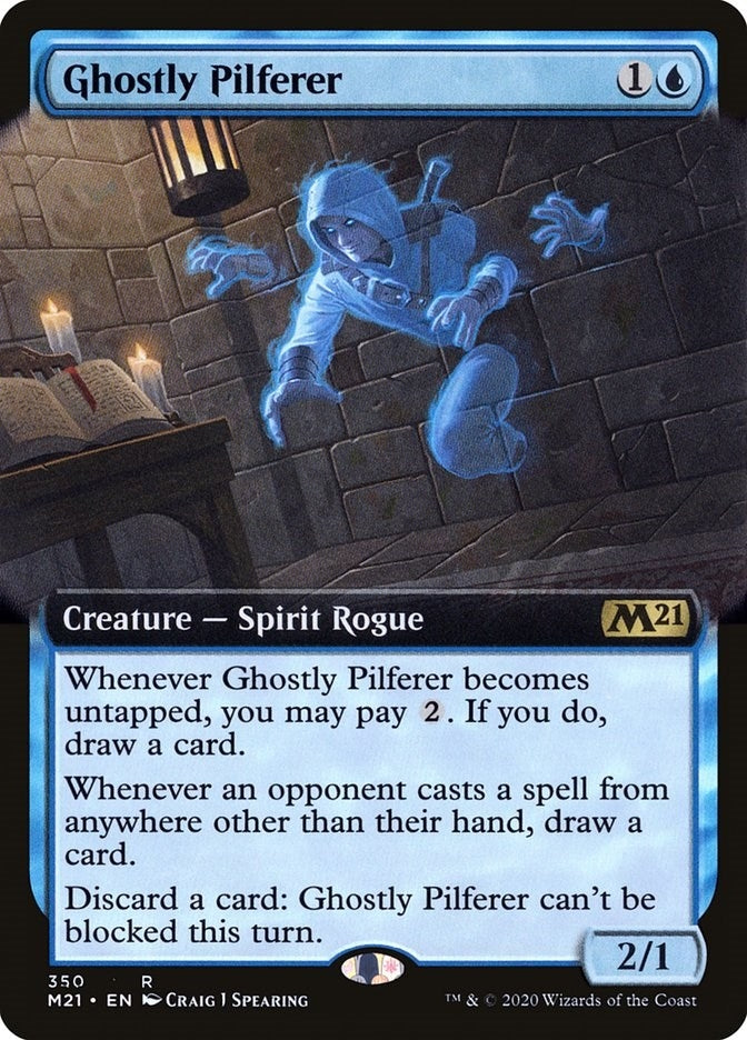 Image for Ghostly Pilferer (Extended Art) (350) [Core Set 2021]