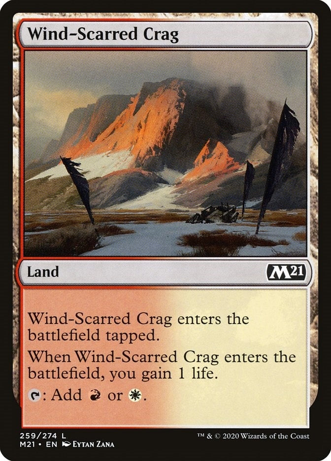 Image for Wind-Scarred Crag (259) [Core Set 2021]