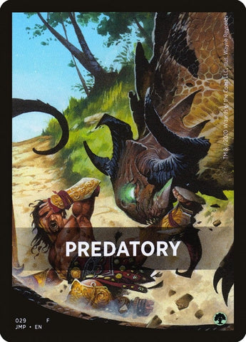 Image for Predatory Theme Card (29) [Jumpstart]