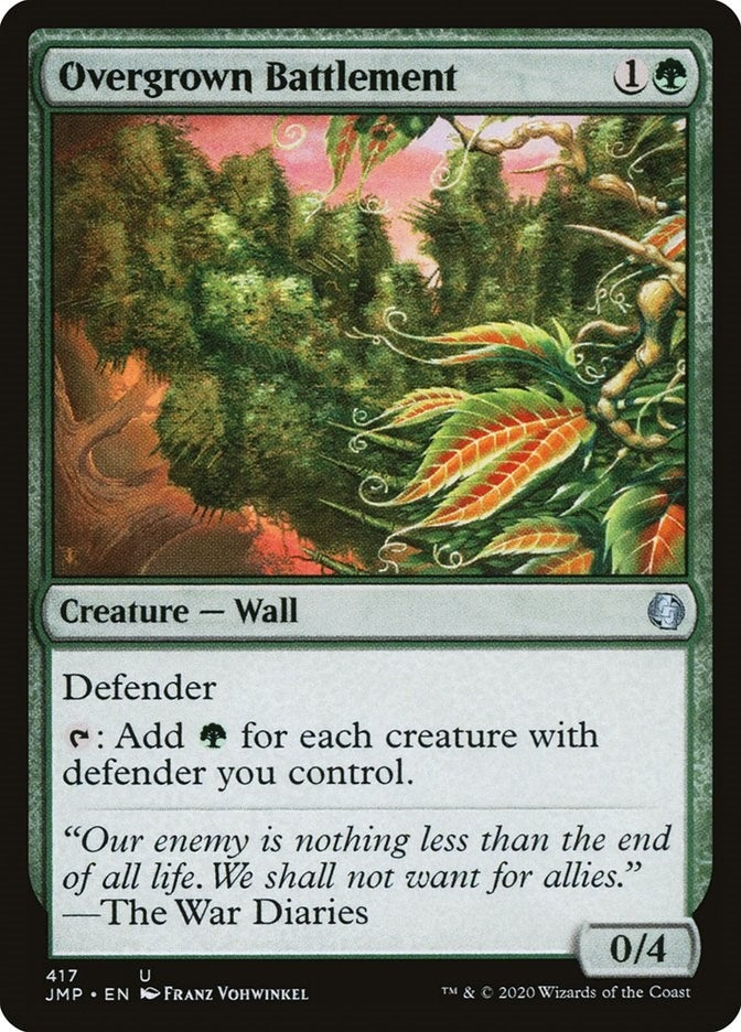 Image for Overgrown Battlement (417) [Jumpstart]