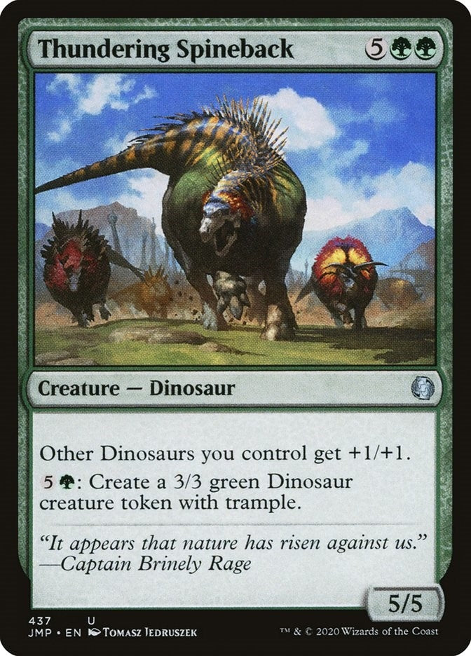 Image for Thundering Spineback (437) [Jumpstart]