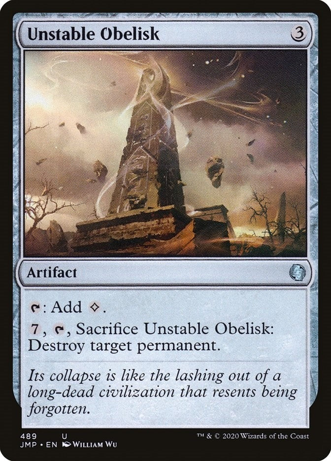 Image for Unstable Obelisk (489) [Jumpstart]