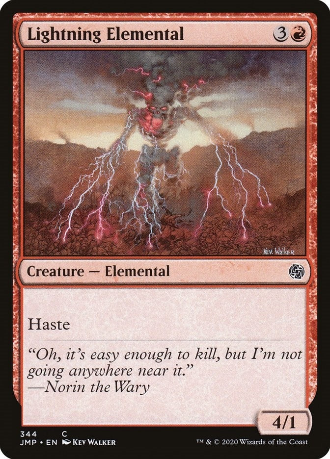 Image for Lightning Elemental (344) [Jumpstart]