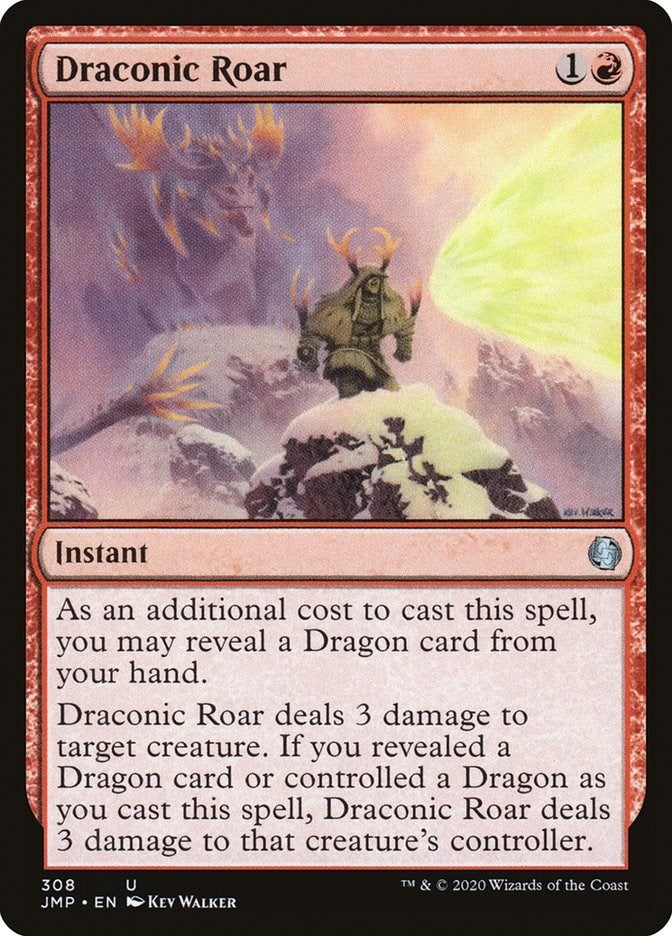Image for Draconic Roar (308) [Jumpstart]