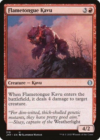 Image for Flametongue Kavu (319) [Jumpstart]