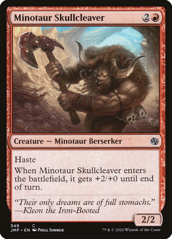 Image for Minotaur Skullcleaver (349) [Jumpstart]