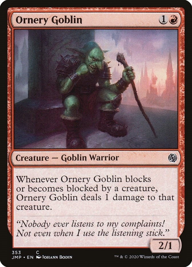Image for Ornery Goblin (353) [Jumpstart]
