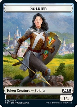 Image for Soldier Token (5) [Core Set 2021]
