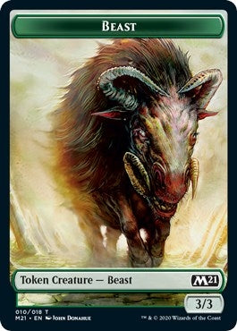 Image for Beast Token (10) [Core Set 2021]