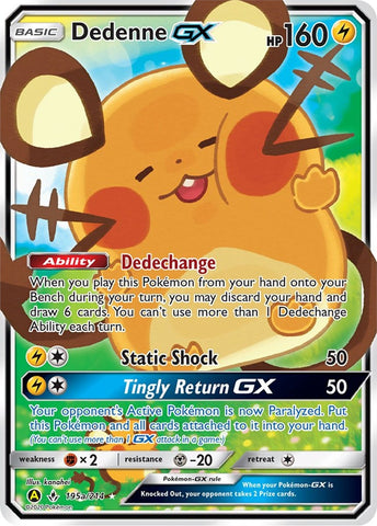 Image for Dedenne GX - 195a/214 (195a/214) - Pokemon