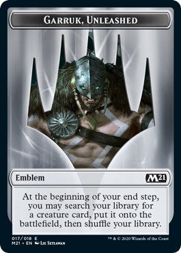 Image for Emblem - Garruk, Unleashed (17) [Core Set 2021]