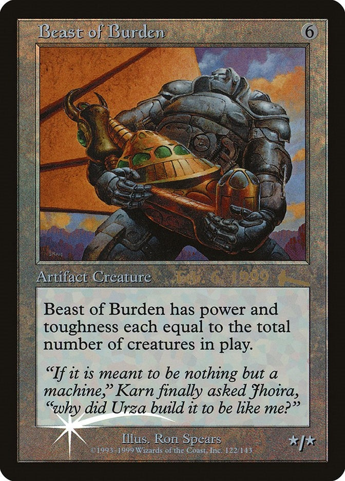 Image for Beast of Burden (5) [Prerelease Cards]