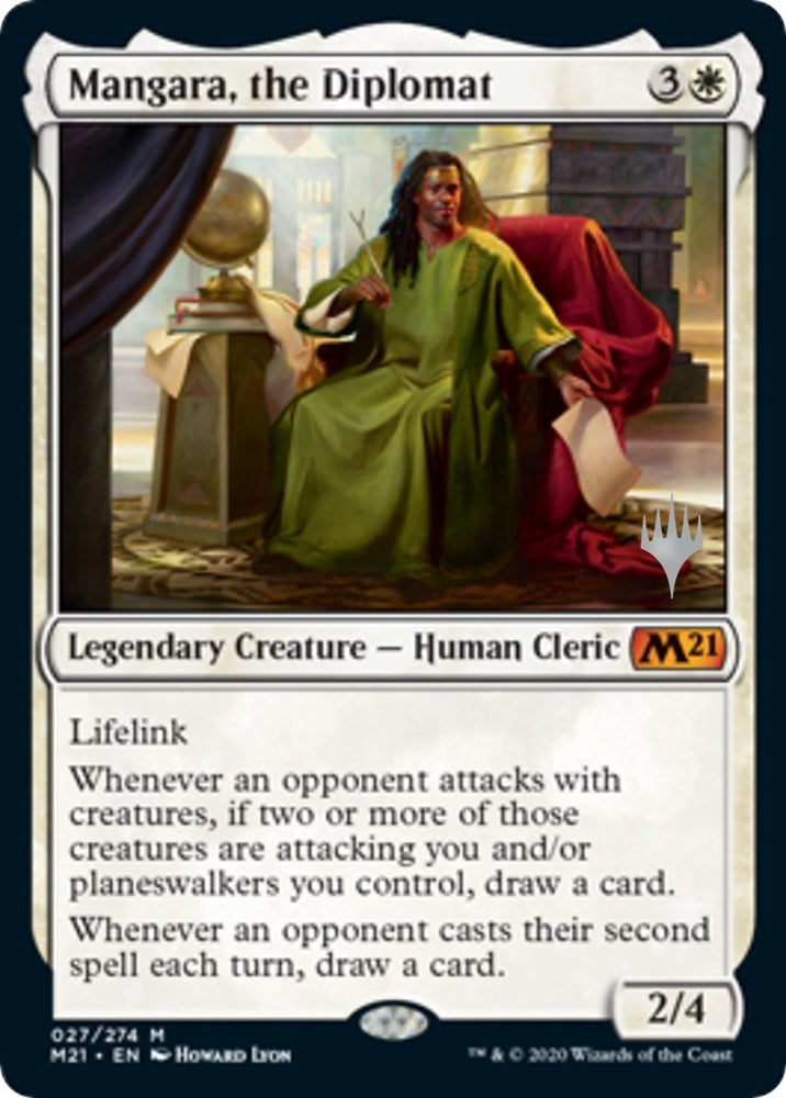 Image for Mangara, the Diplomat (27) [Promo Pack: Core Set 2021]
