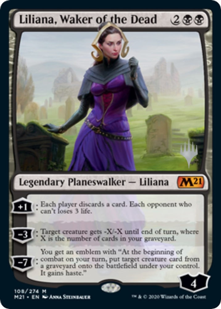 Image for Liliana, Waker of the Dead (108) [Promo Pack: Core Set 2021]