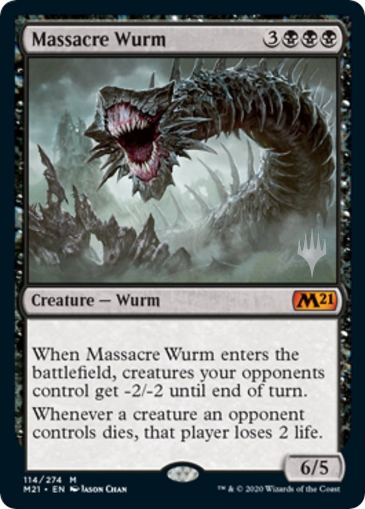 Image for Massacre Wurm (114) [Promo Pack: Core Set 2021]