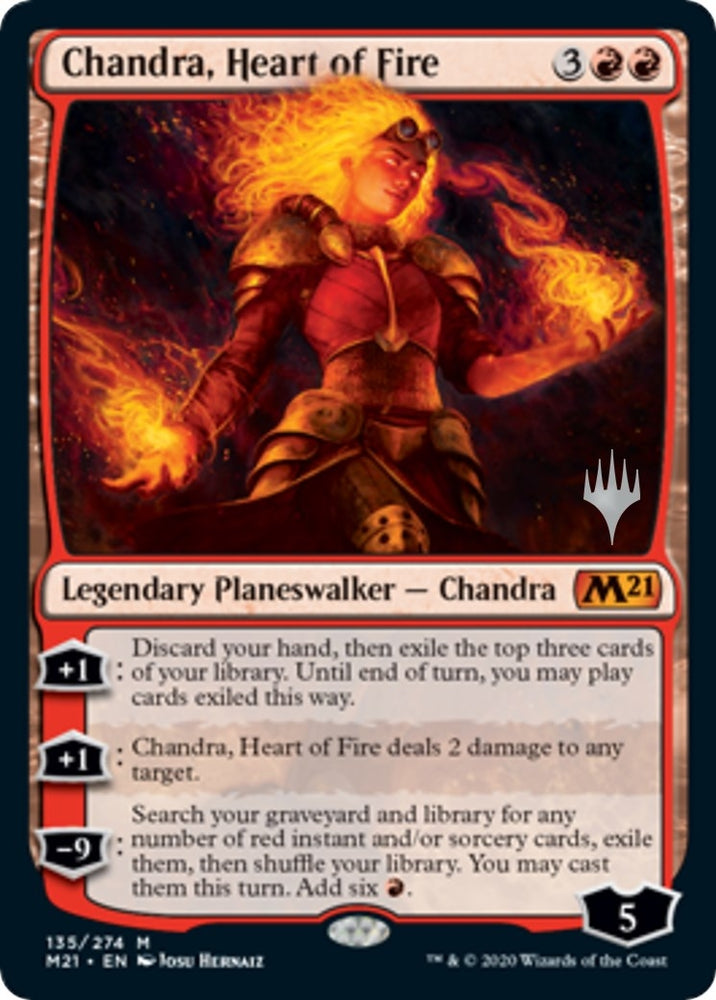 Image for Chandra, Heart of Fire (135) [Promo Pack: Core Set 2021]