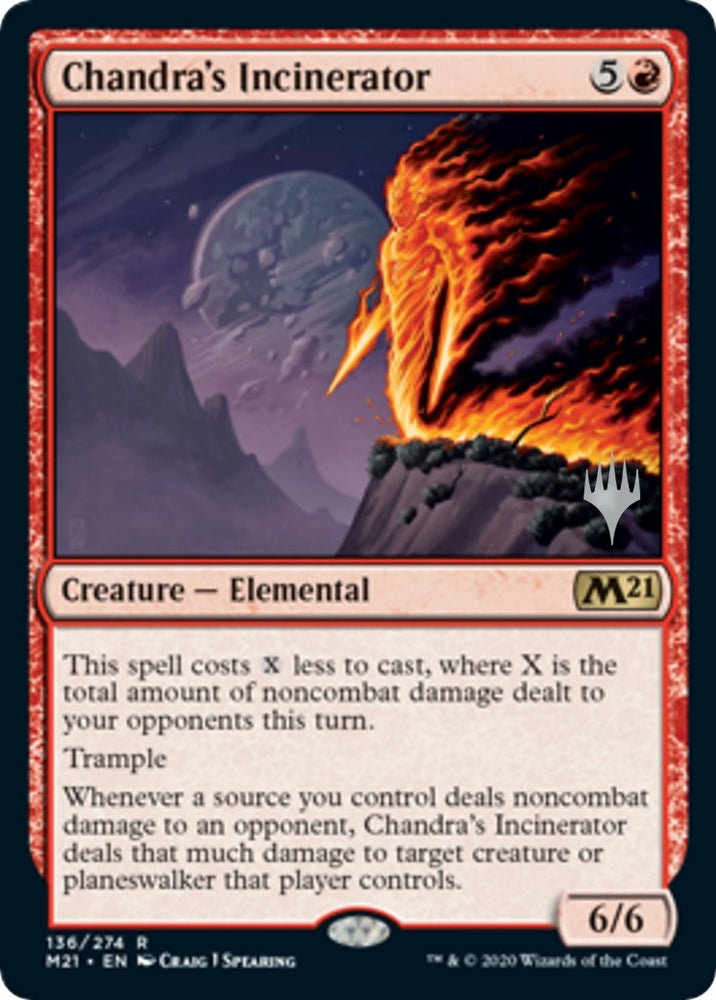 Image for Chandra's Incinerator (136) [Promo Pack: Core Set 2021]