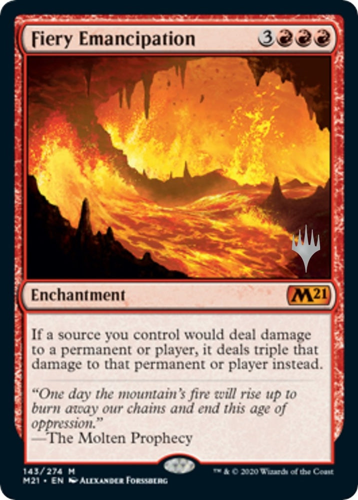 Image for Fiery Emancipation (143) [Promo Pack: Core Set 2021]
