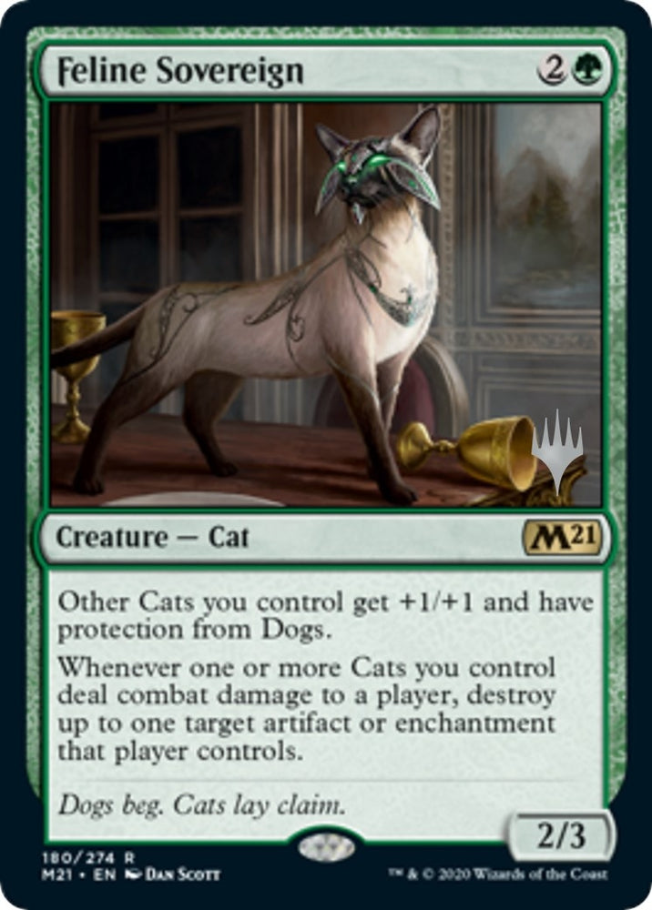 Image for Feline Sovereign (180) [Promo Pack: Core Set 2021]