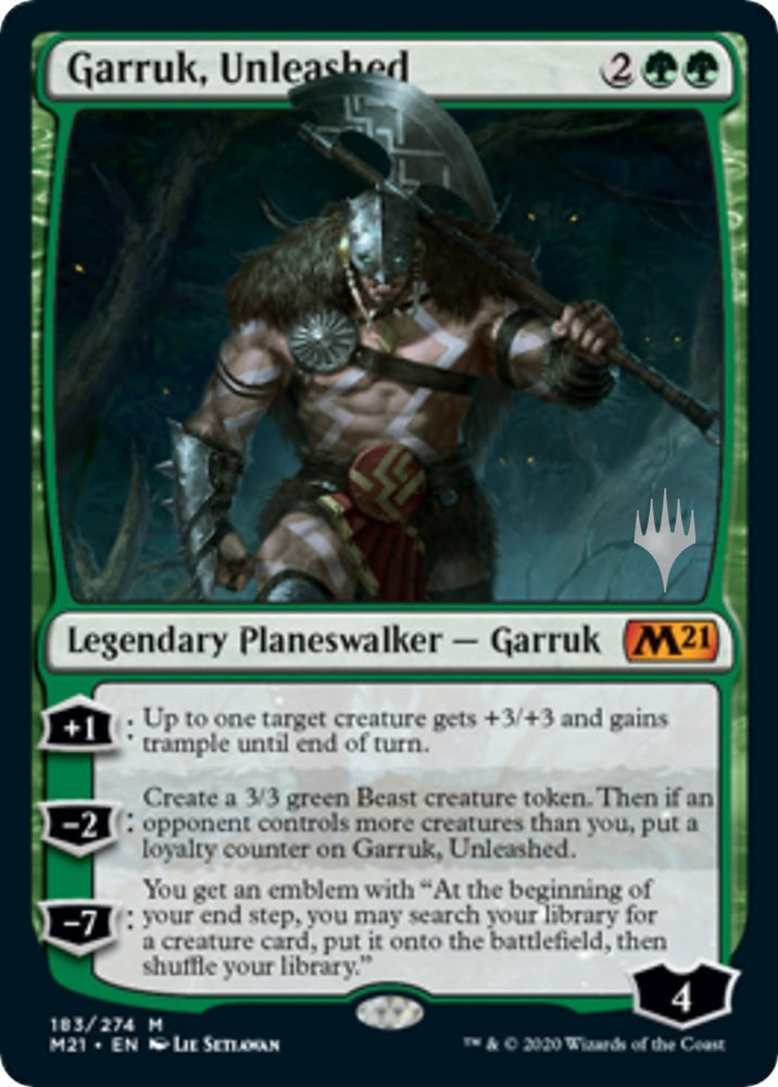Image for Garruk, Unleashed (183) [Promo Pack: Core Set 2021]