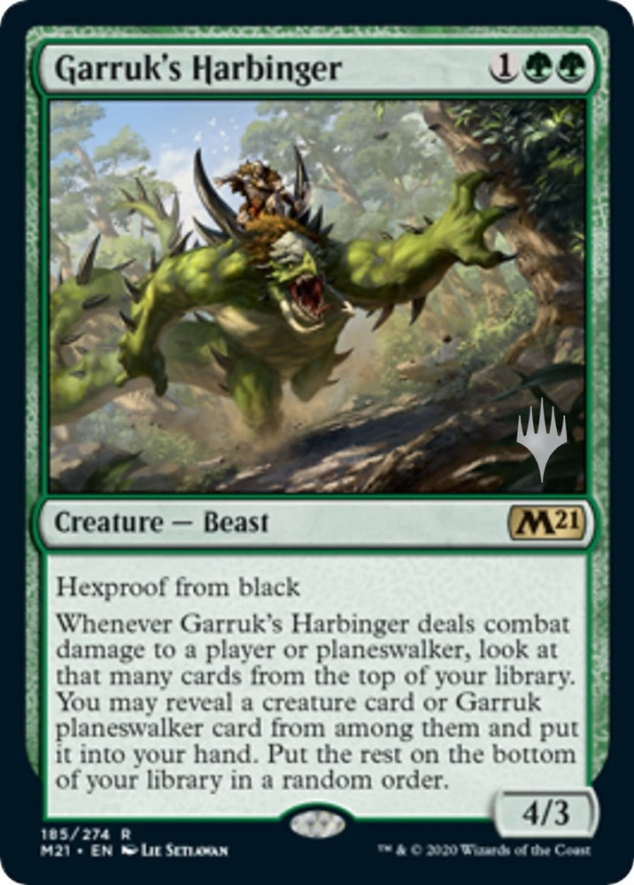 Image for Garruk's Harbinger (185) [Promo Pack: Core Set 2021]