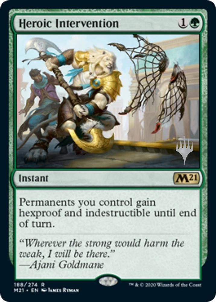 Image for Heroic Intervention (188) [Promo Pack: Core Set 2021]
