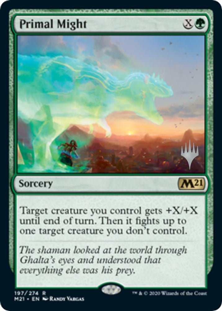 Image for Primal Might (197) [Promo Pack: Core Set 2021]