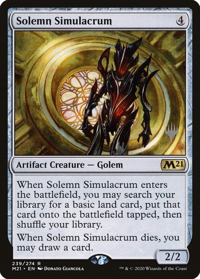 Image for Solemn Simulacrum (239) [Promo Pack: Core Set 2021]
