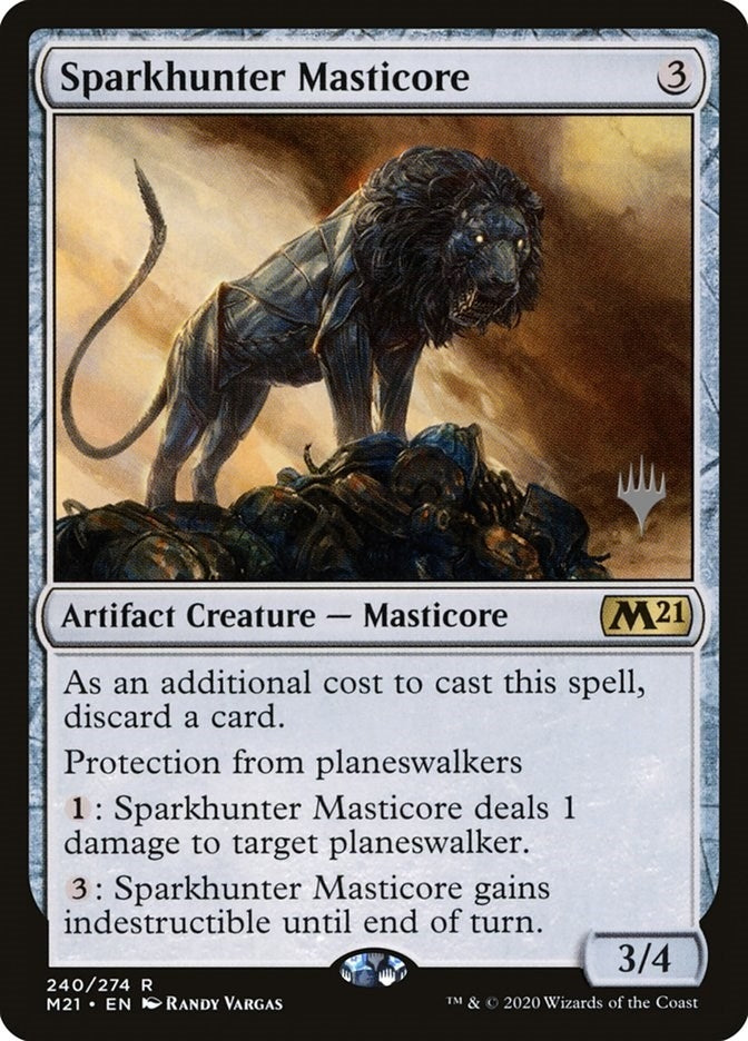 Image for Sparkhunter Masticore (240) [Promo Pack: Core Set 2021]