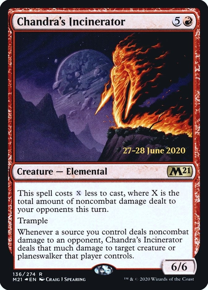 Image for Chandra's Incinerator (136) [Prerelease Cards]