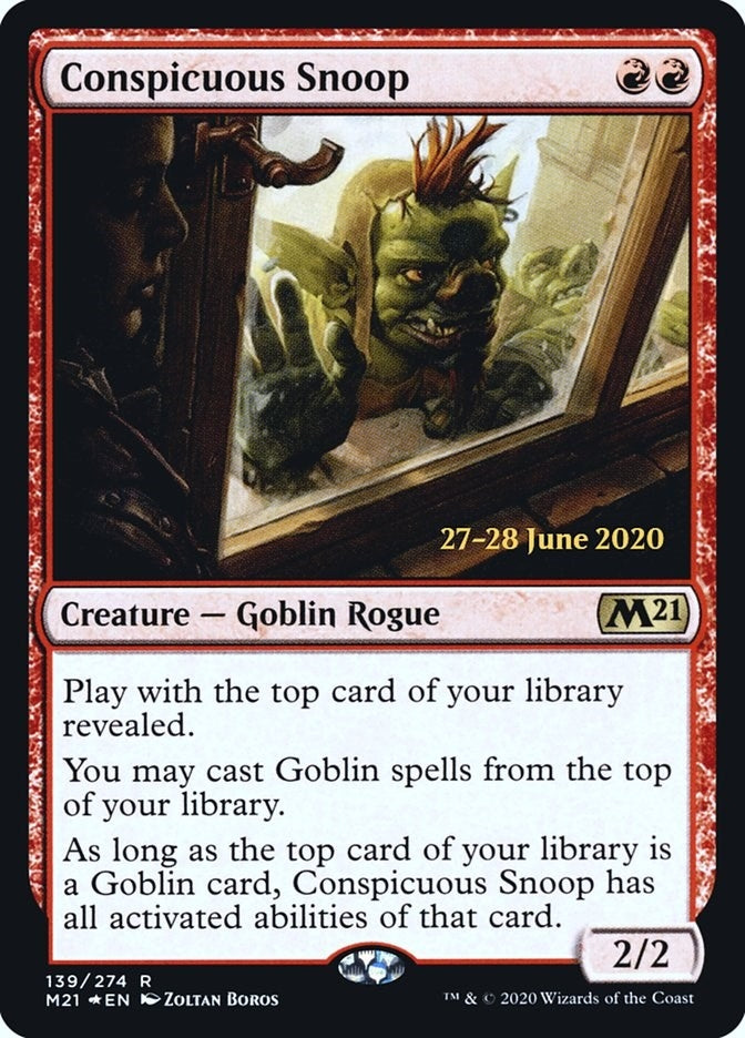Image for Conspicuous Snoop (139) [Prerelease Cards]