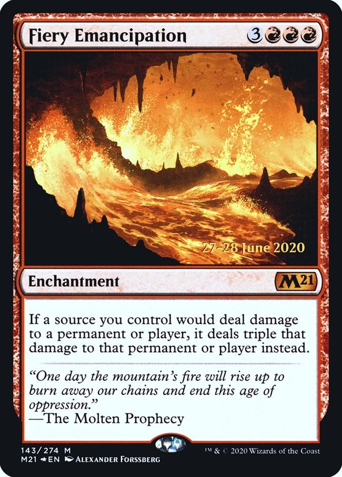 Image for Fiery Emancipation (143) [Prerelease Cards]