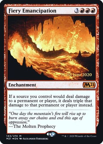 Image for Fiery Emancipation (143) [Prerelease Cards]